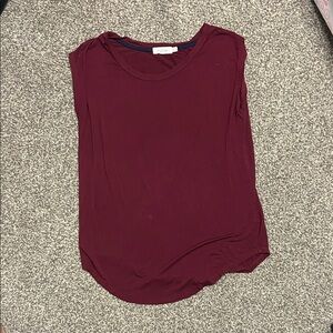 Marlow Deep Red Muscle Tee